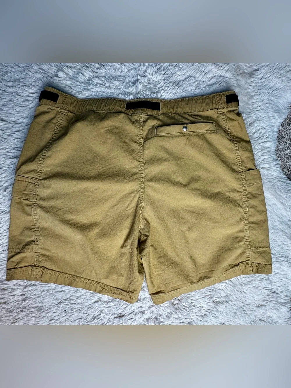 The North Face Men's Cargo Shorts in Tan with Web Belt
